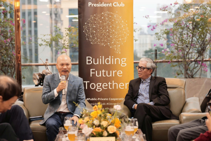 Chủ tịch Misa - ông Lữ Thành Long chia sẻ tại sự kiện